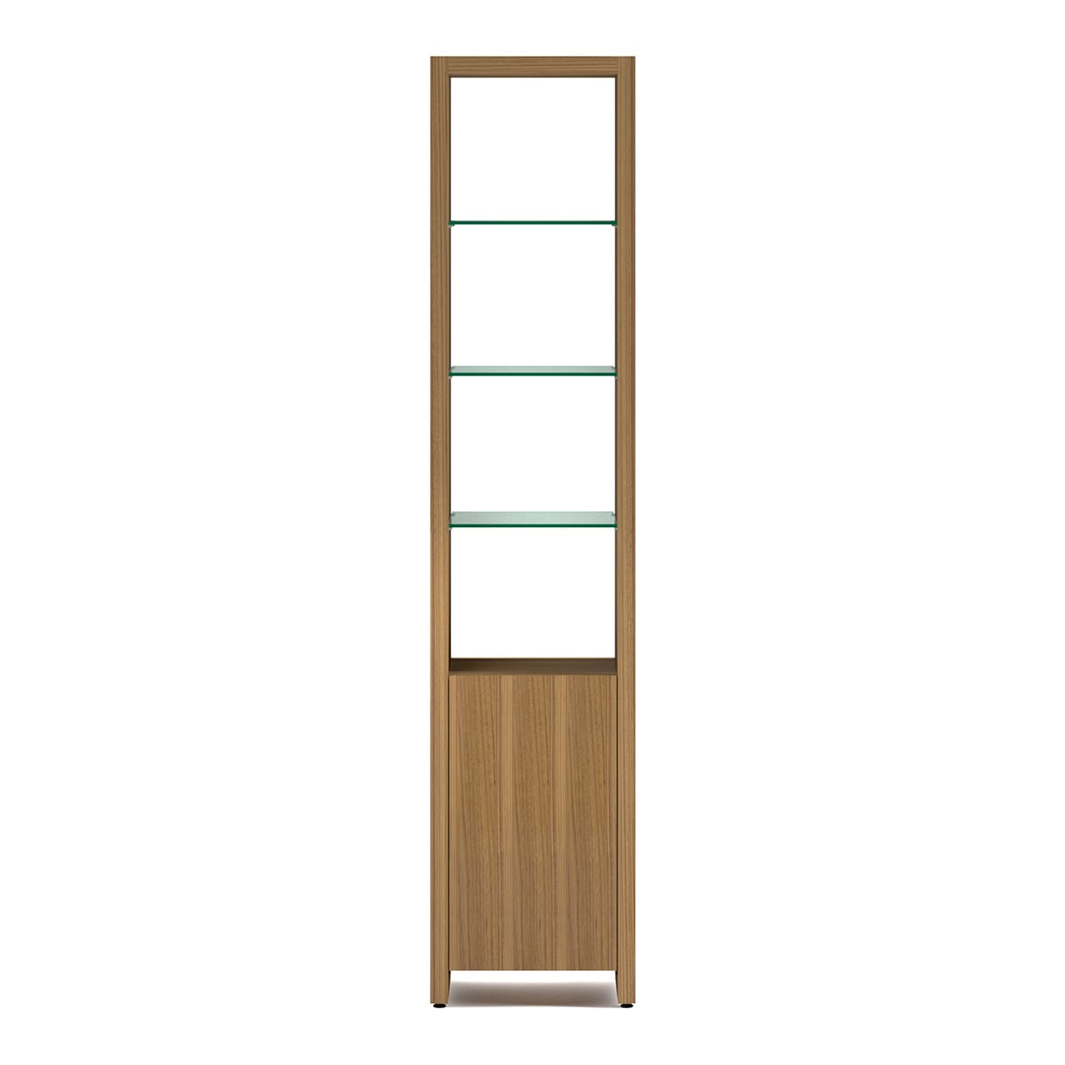 BDI Linea 5801 Single-Wide Cabinet (Natural Walnut)