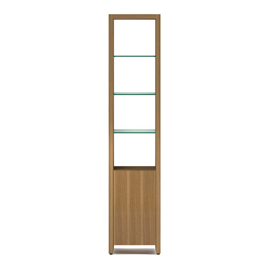 BDI Linea 5801 Single-Wide Cabinet (Natural Walnut)